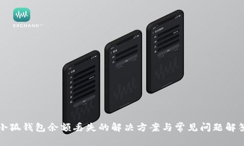 小狐钱包余额丢失的解决方案与常见问题解答